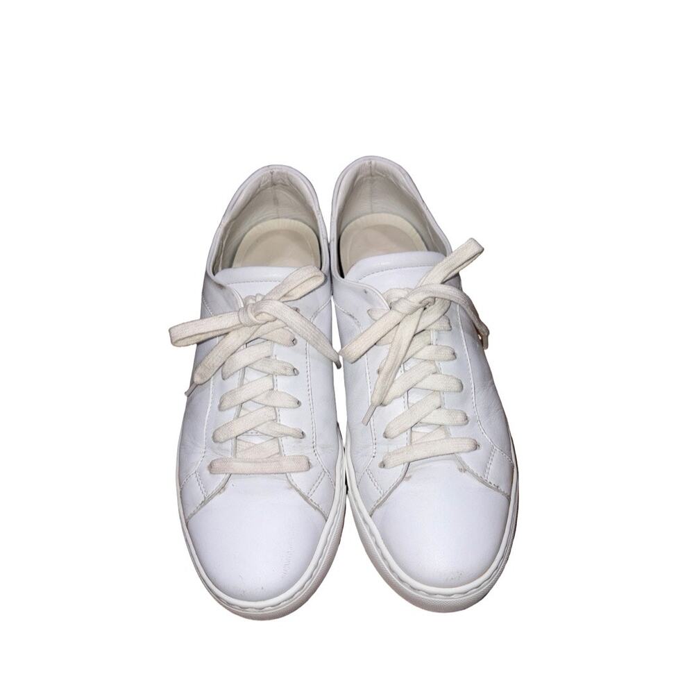 M. Gemi The Palestra Due White Leather Sneakers Size: EU 38.5 US 8